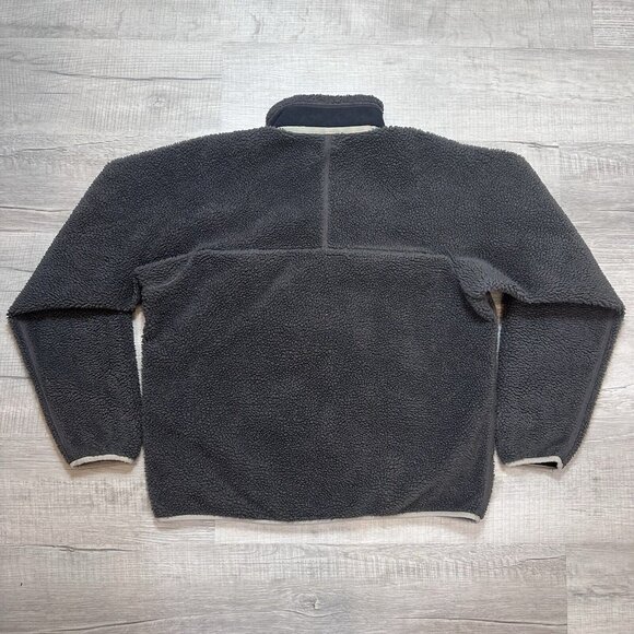Patagonia Mens Large Retro-X Cardigan Deep Pile Fleece Jacket Full Zip Gray - Picture 9 of 9
